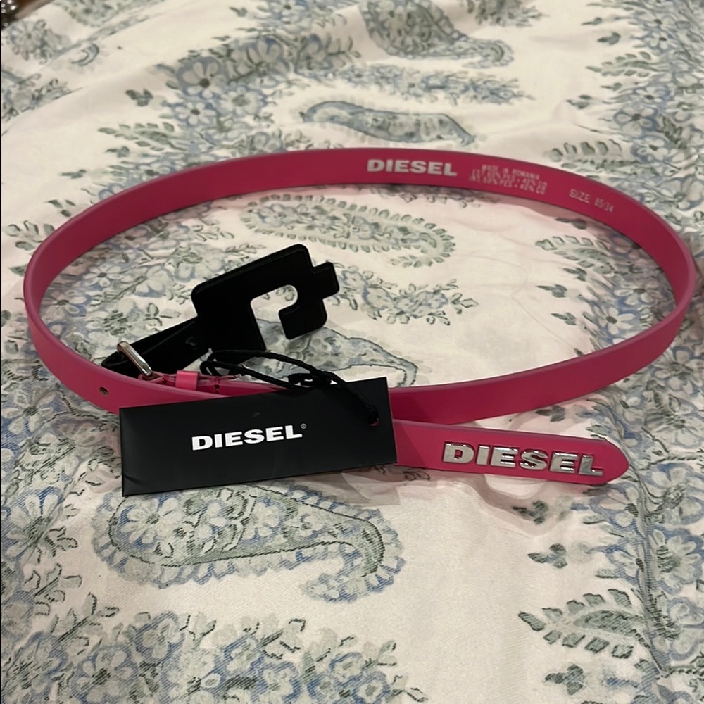 Diesel Pink Women's Belt